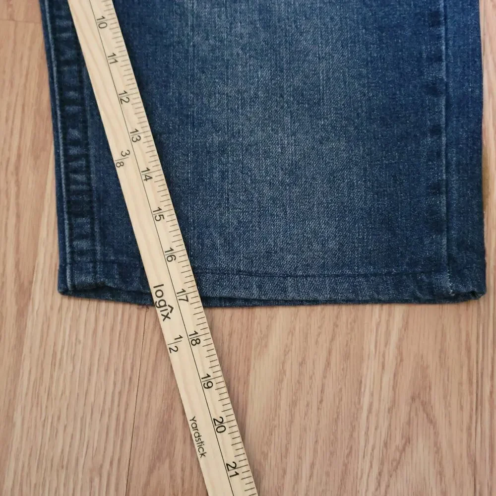 True Religion Mens Denim Shorts Sz 34 Blue‎ Jean Medium Wash Whiskers